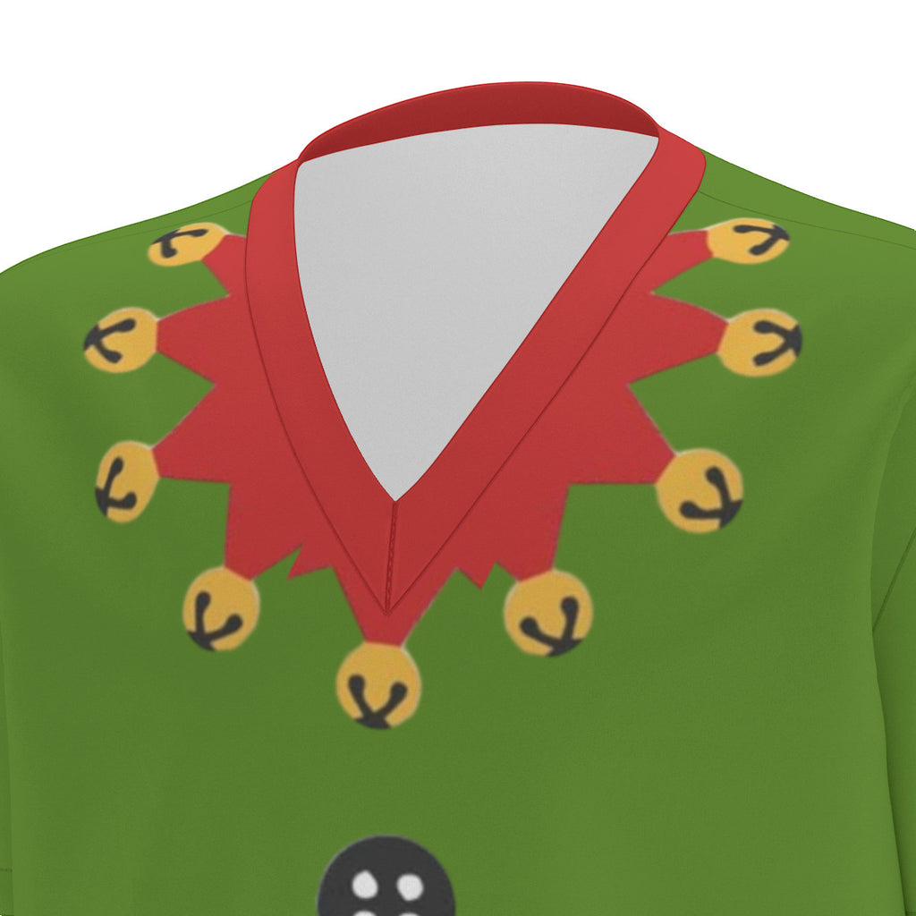 Elf Christmas Costume Scrubs