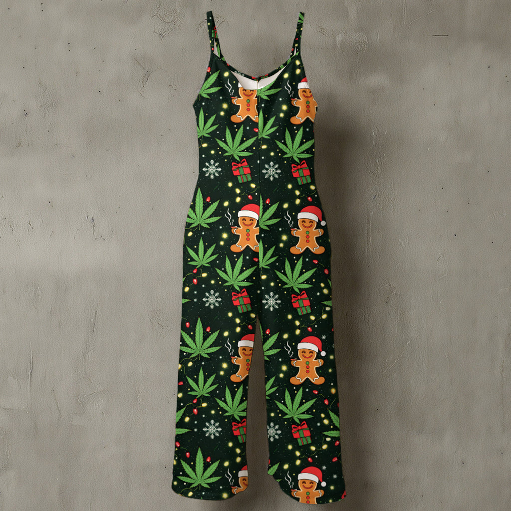 Dank Gingerbread Holiday Jumpsuit