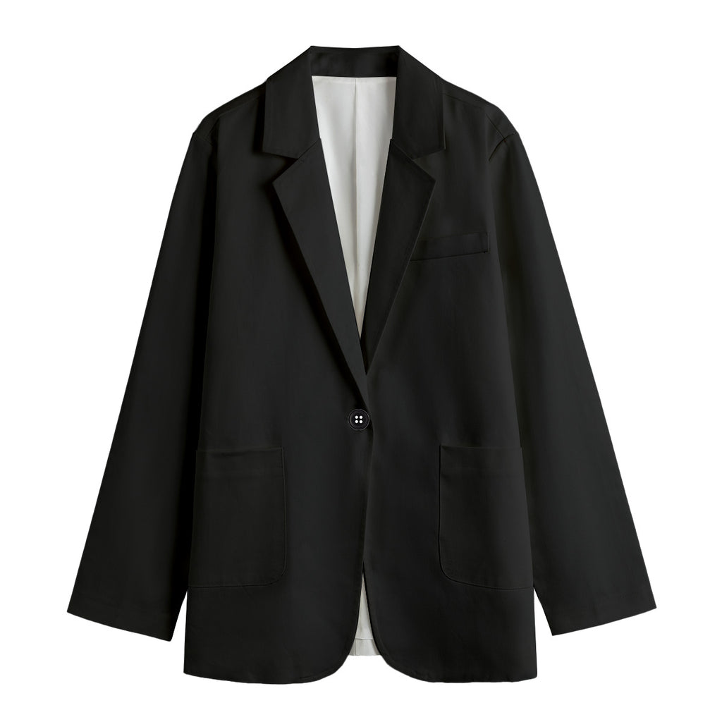 Women's Black Leisure Blazer