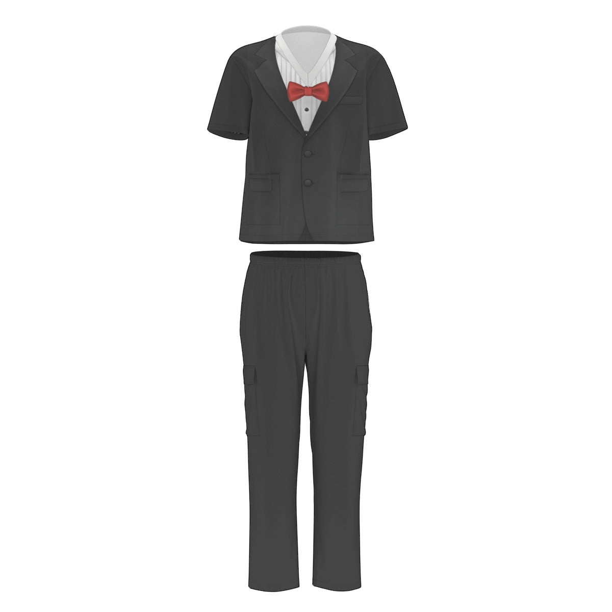 Tuxedo Costume Scrubs Set