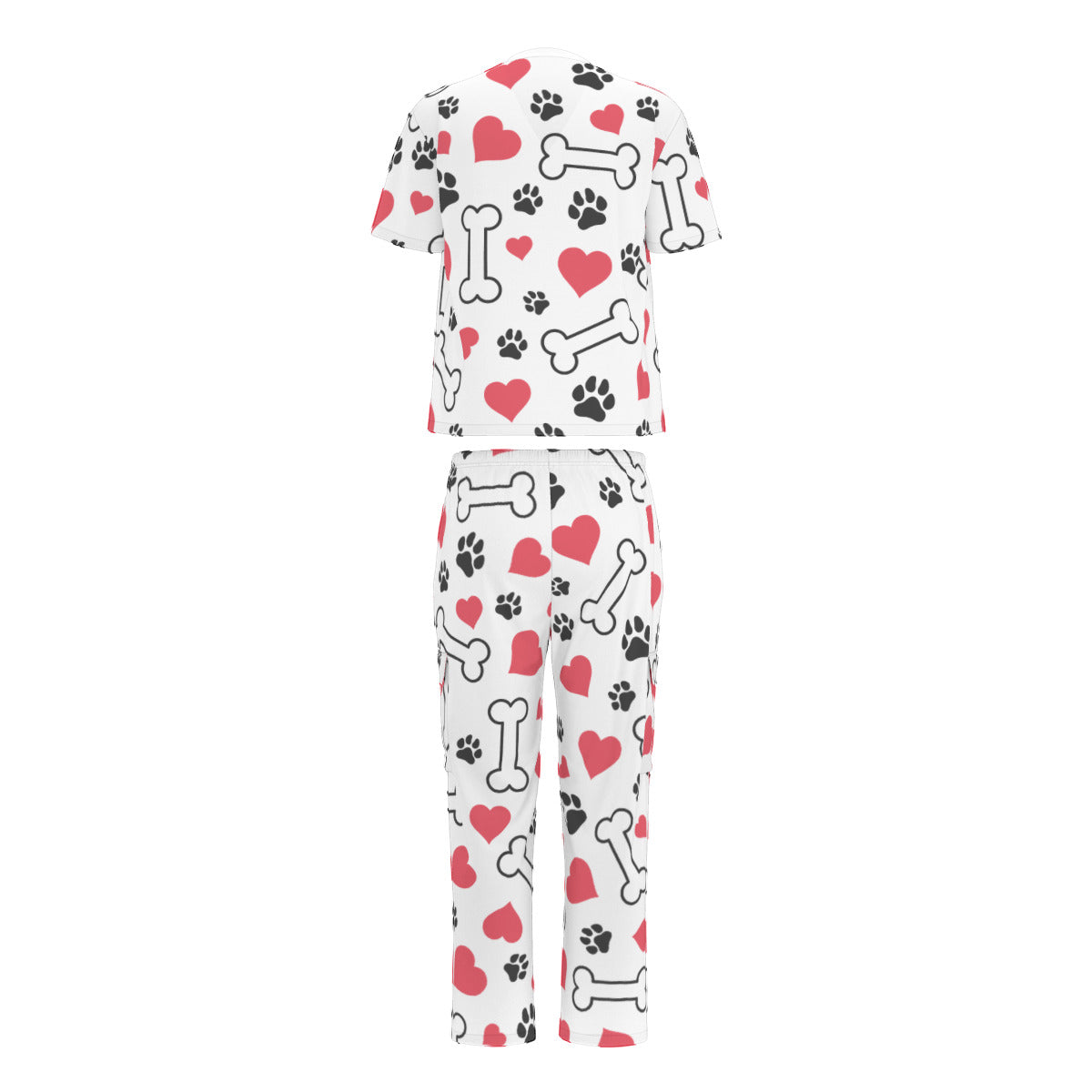 Puppy Love Valentine's Scrub Set