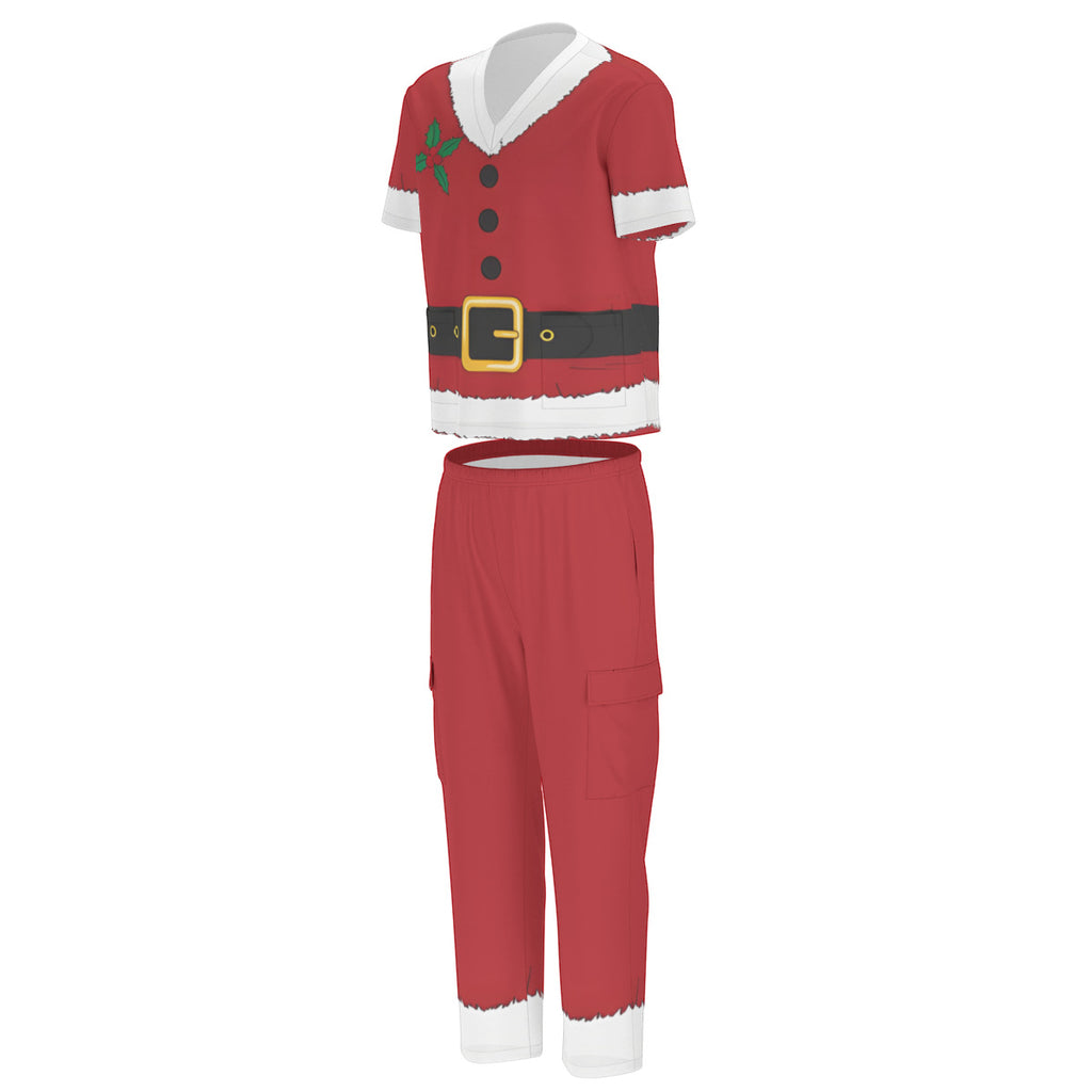 Christmas Santa Costume Scrubs Set
