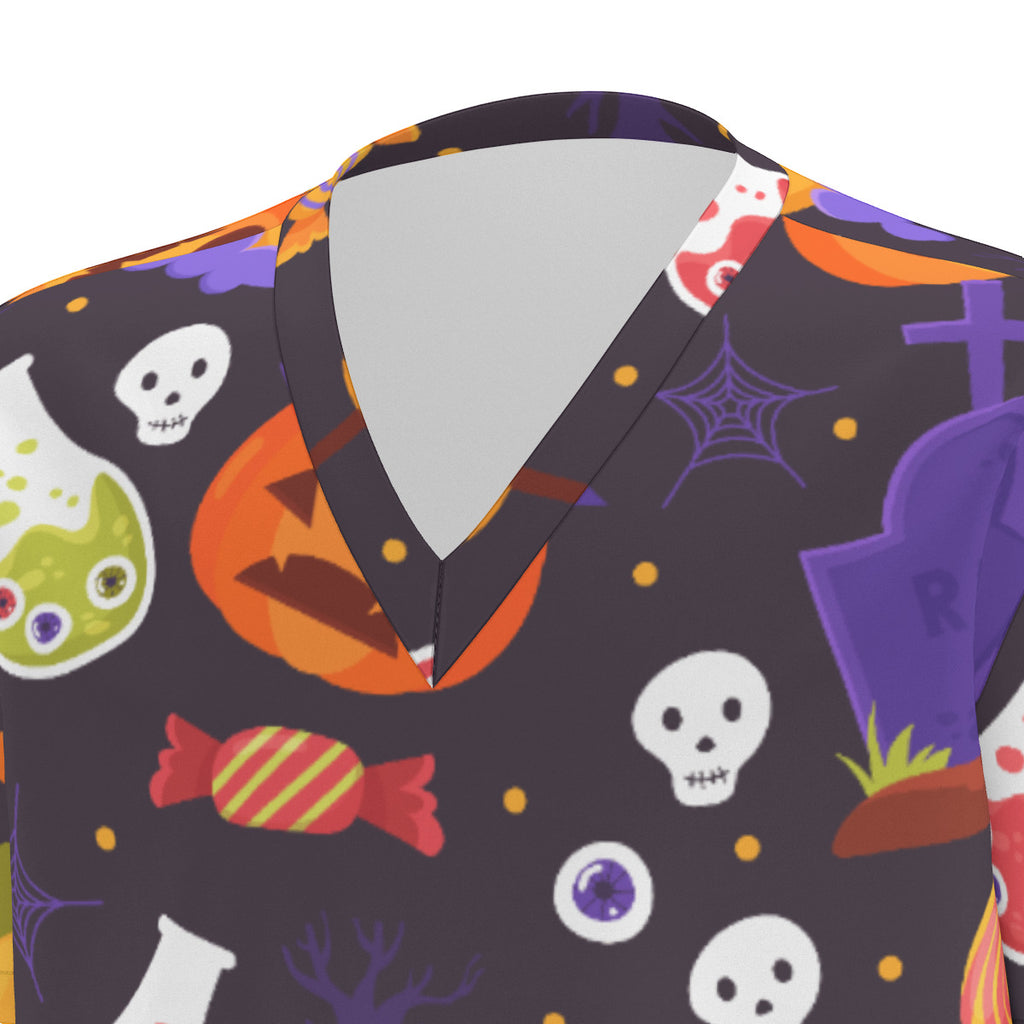 weird science halloween scrubs