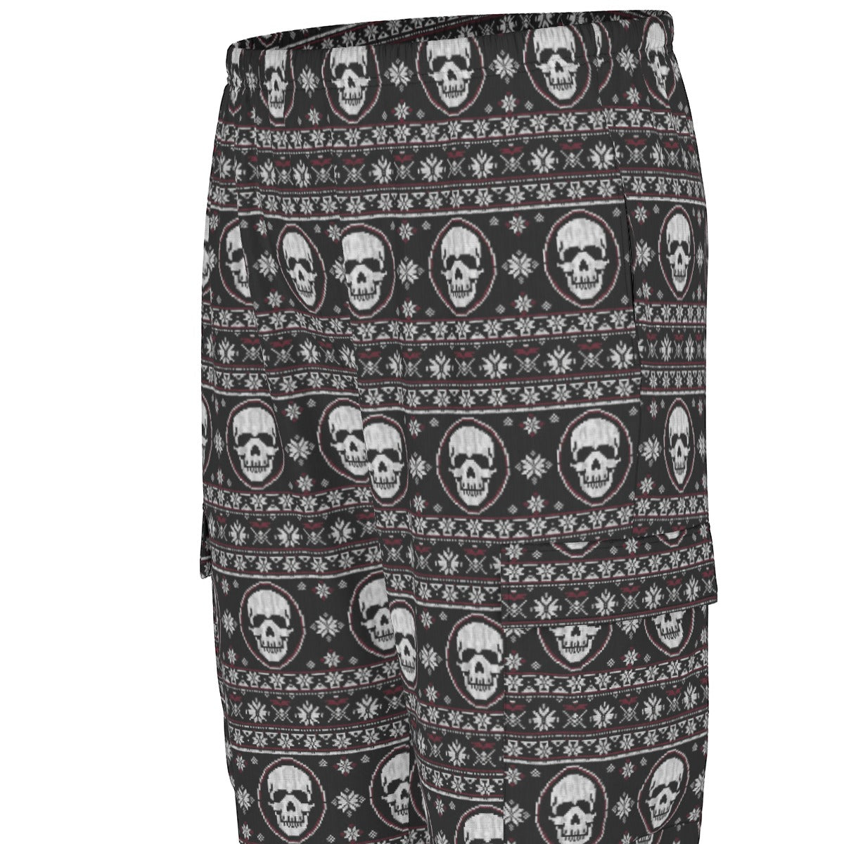 Nordic Pattern Skull Scrubs Set