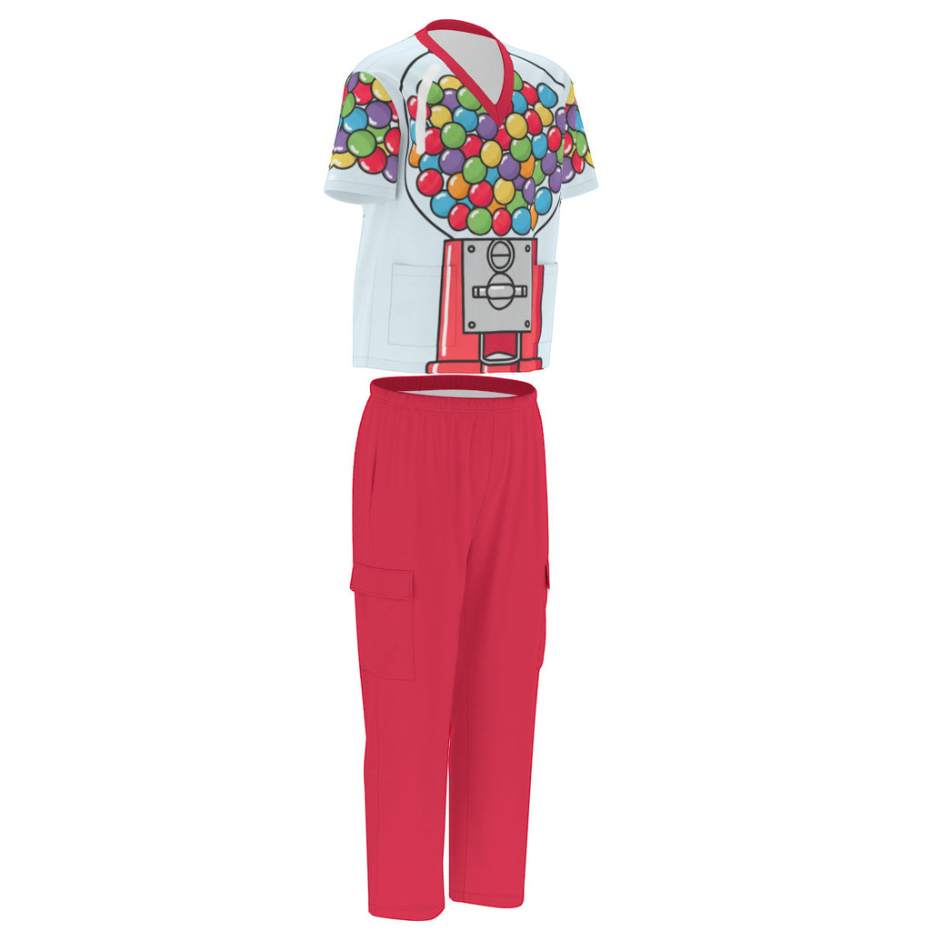 Gumball Machine Costume Scrub Set