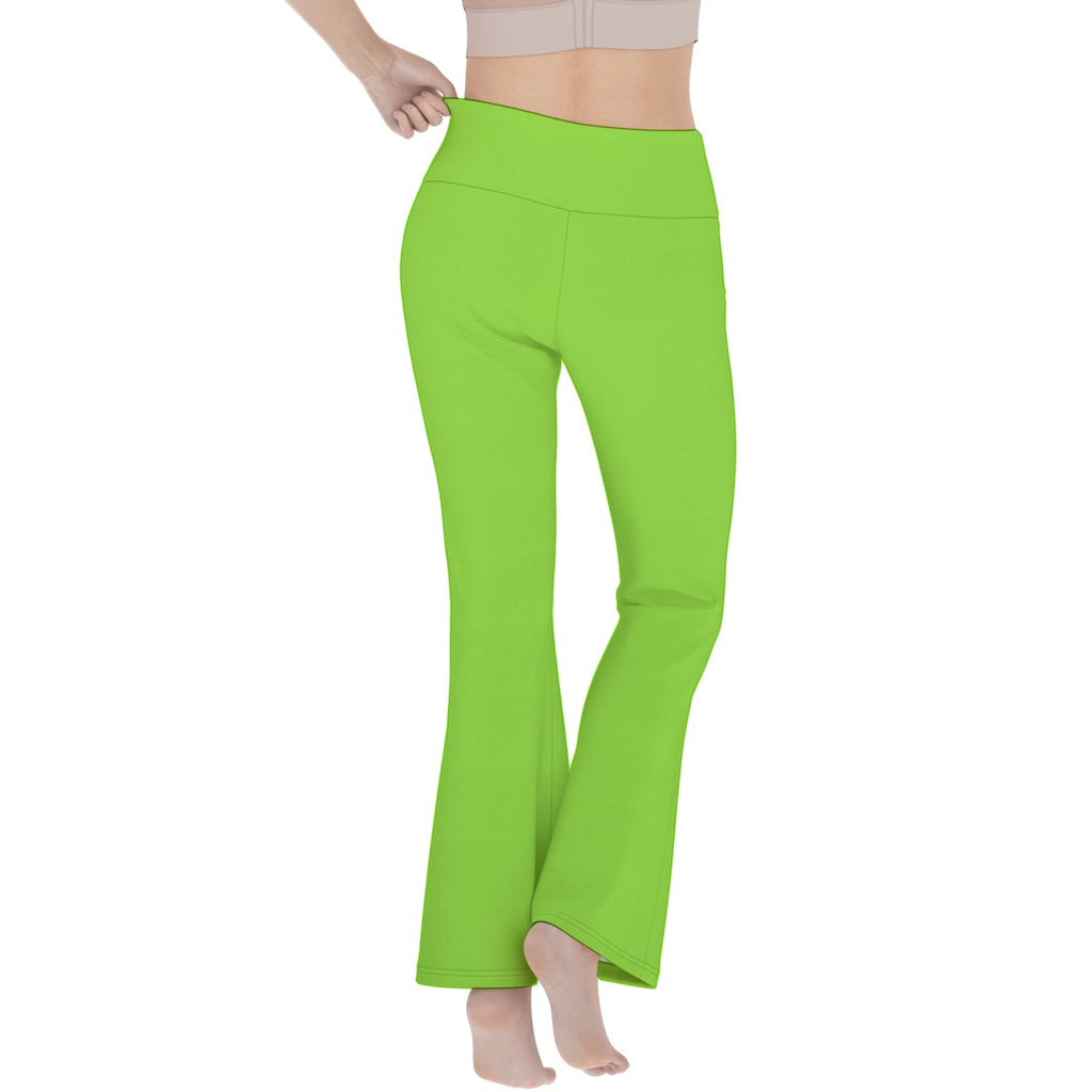 Grinch Green Wide-Leg Yoga Pants