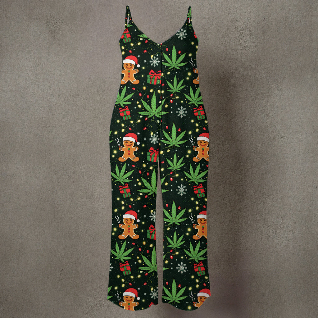 Dank Gingerbread Holiday Jumpsuit