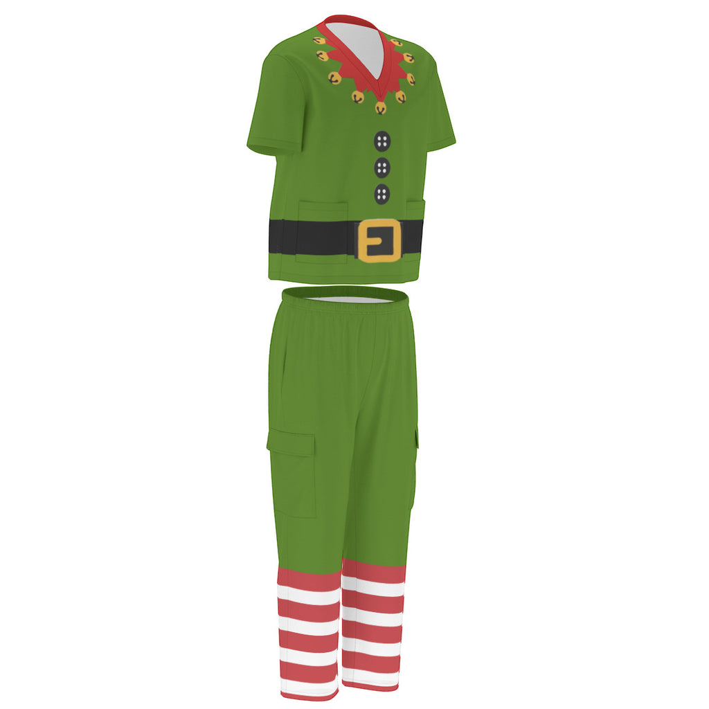 Elf Christmas Costume Scrubs