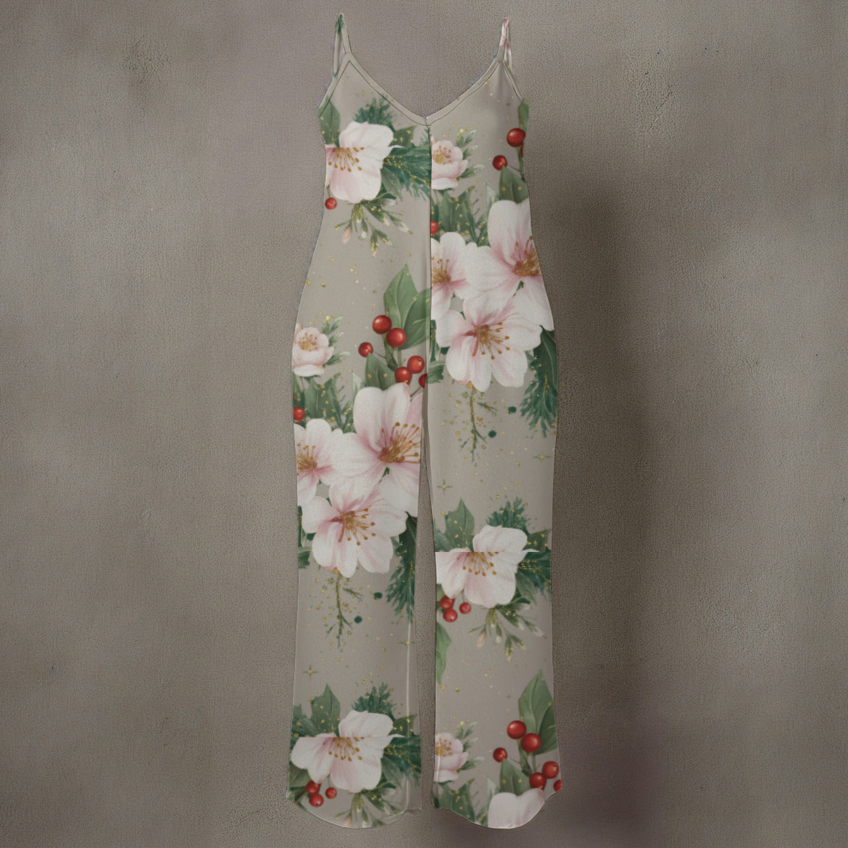 Wide-Leg Christmas Jumpsuit Romper Collection