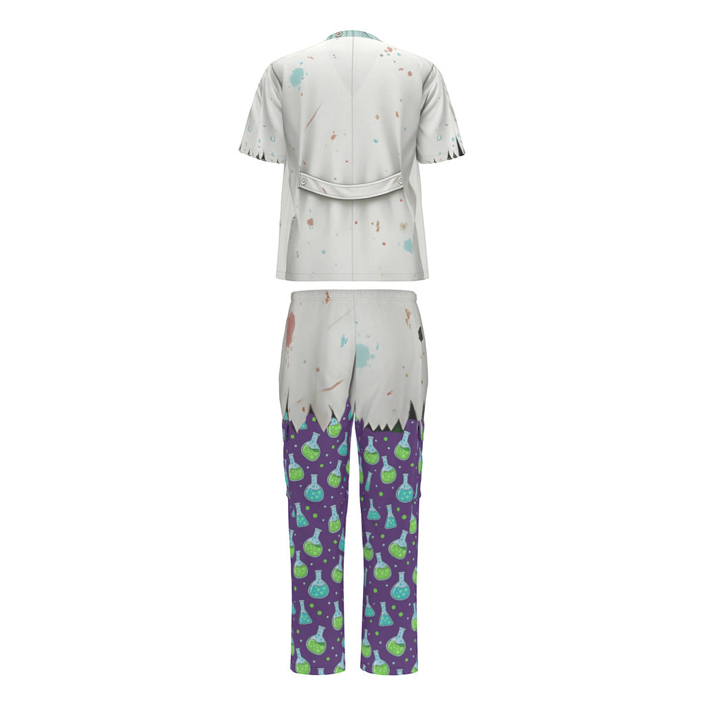 Mad Scientist Costume Scrub Set