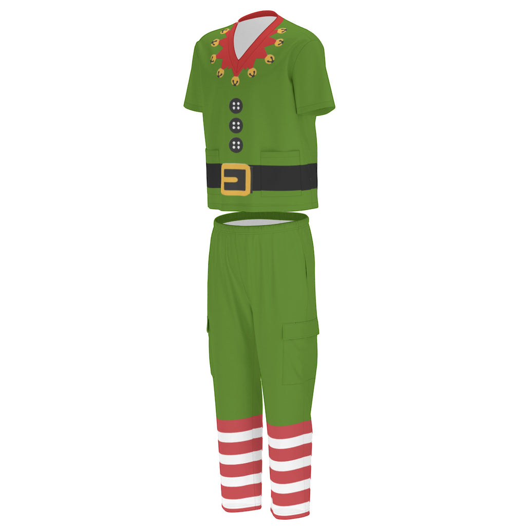 Elf Christmas Costume Scrubs