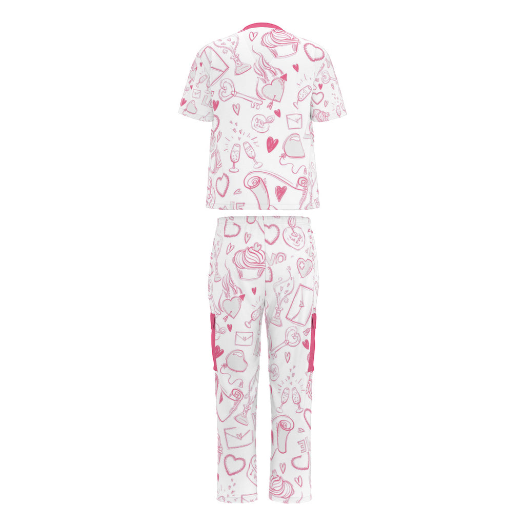 Valentine's Day Scrub Set