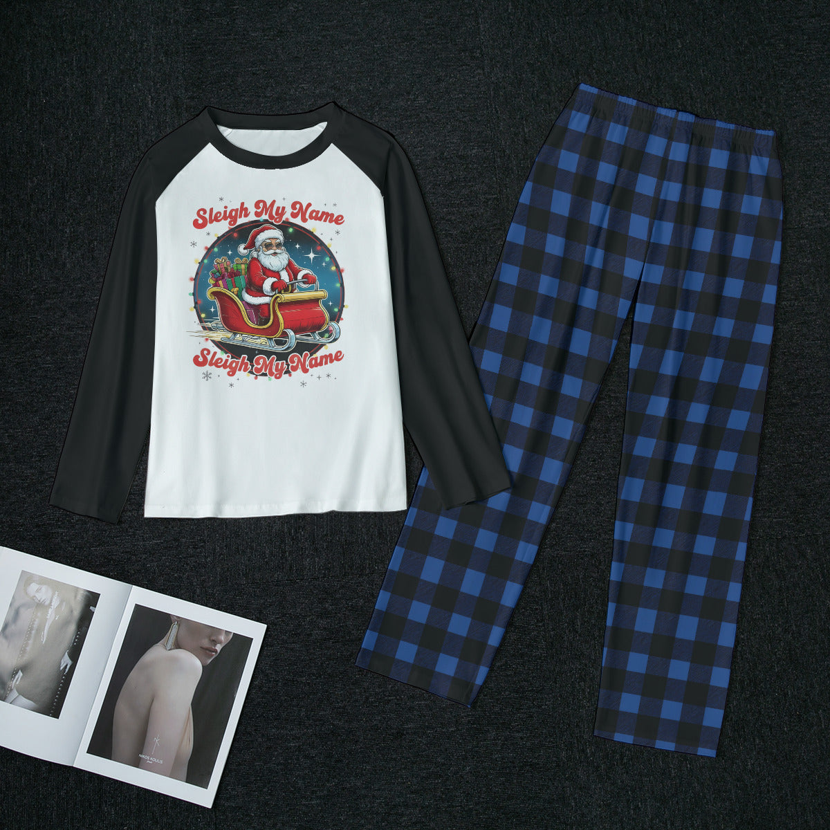 Funny "Sleigh My Name" Christmas Pajamas
