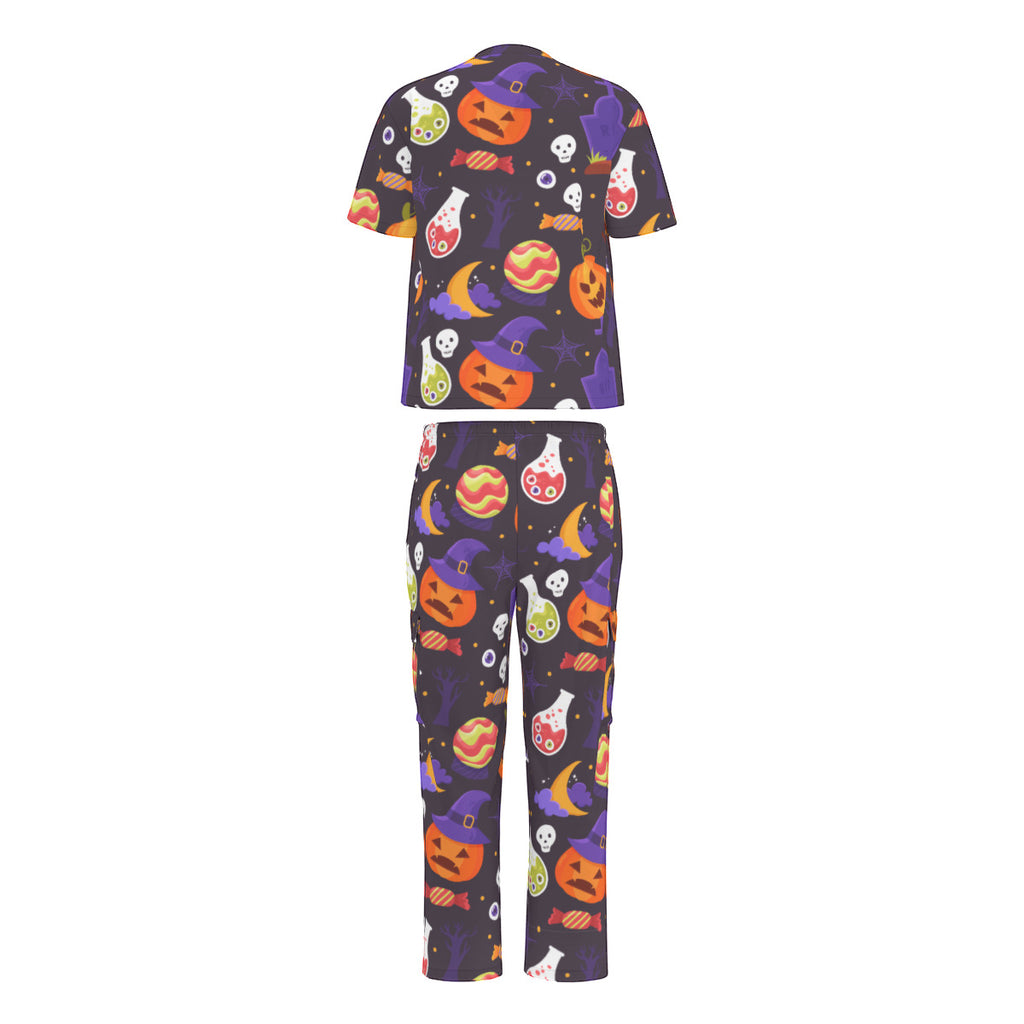 weird science halloween scrubs