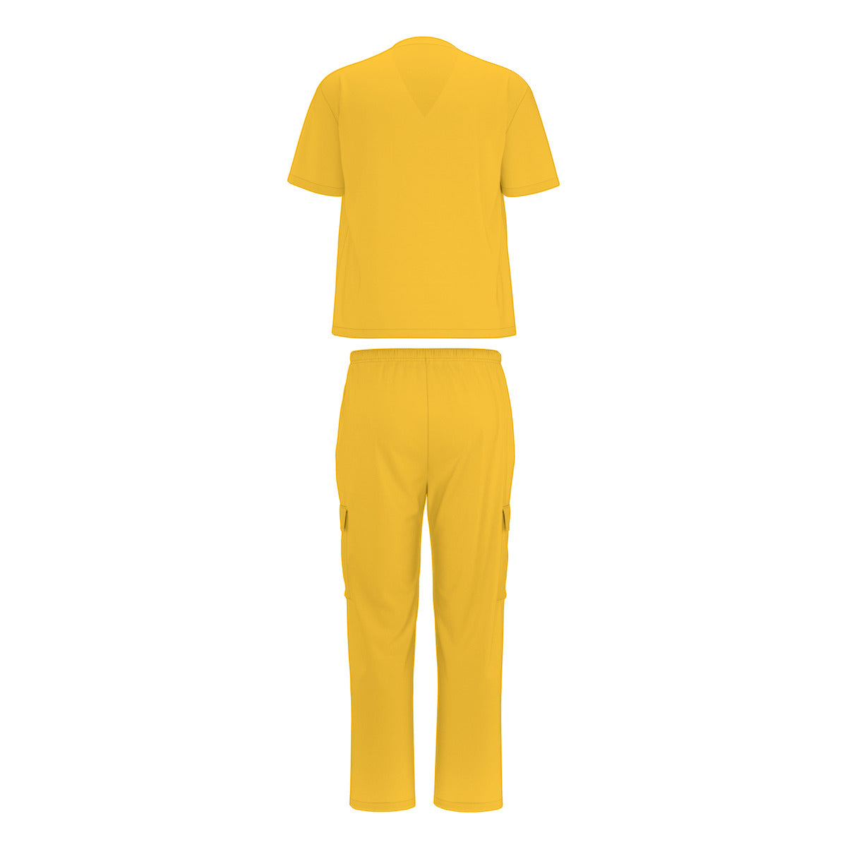 yellow mustard scrub costume
