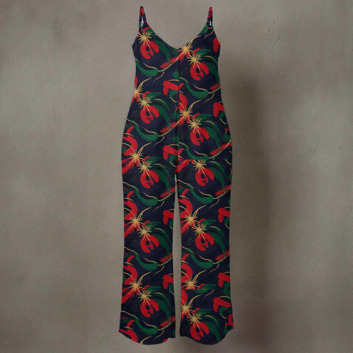 Wide-Leg Christmas Jumpsuit Romper Collection