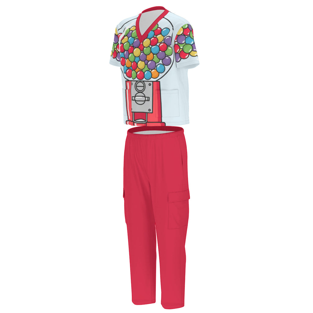 Gumball Machine Costume Scrub Set