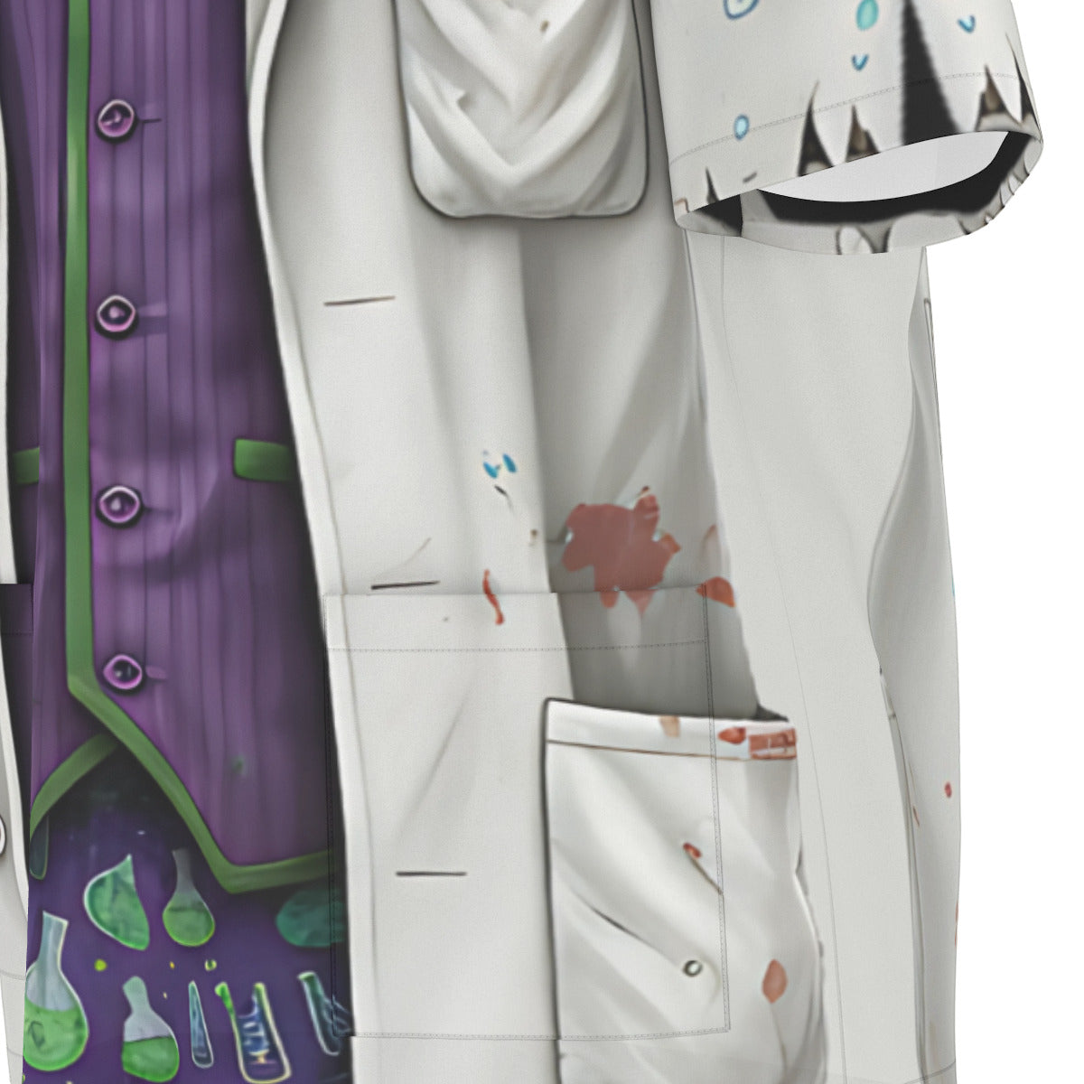 Mad Scientist Costume Scrub Set