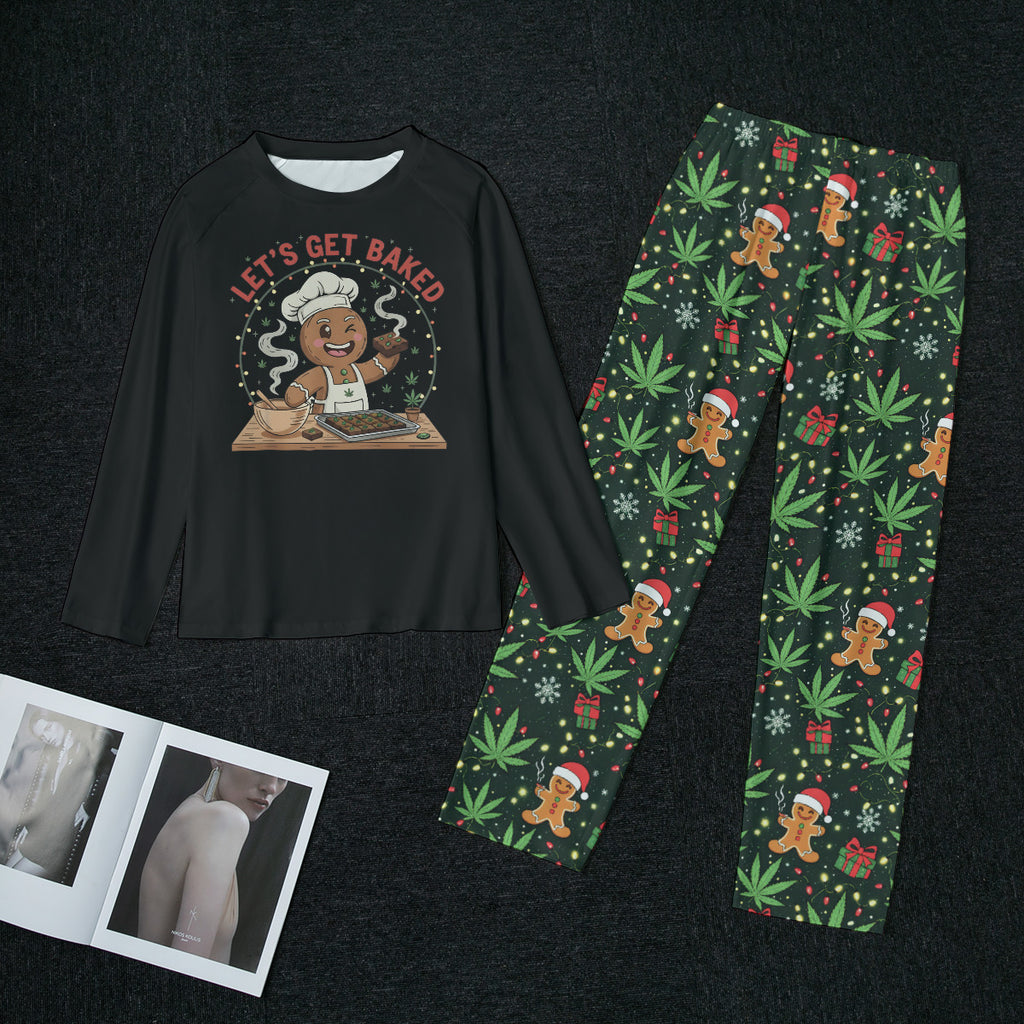 Let's Get Baked Christmas Pajamas