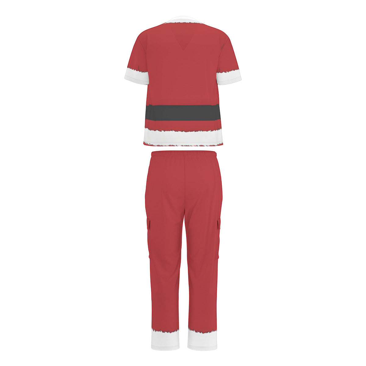 Christmas Santa Costume Scrubs Set