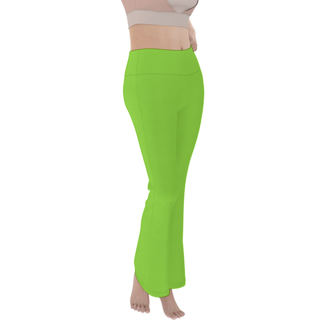 Grinch Green Wide-Leg Yoga Pants