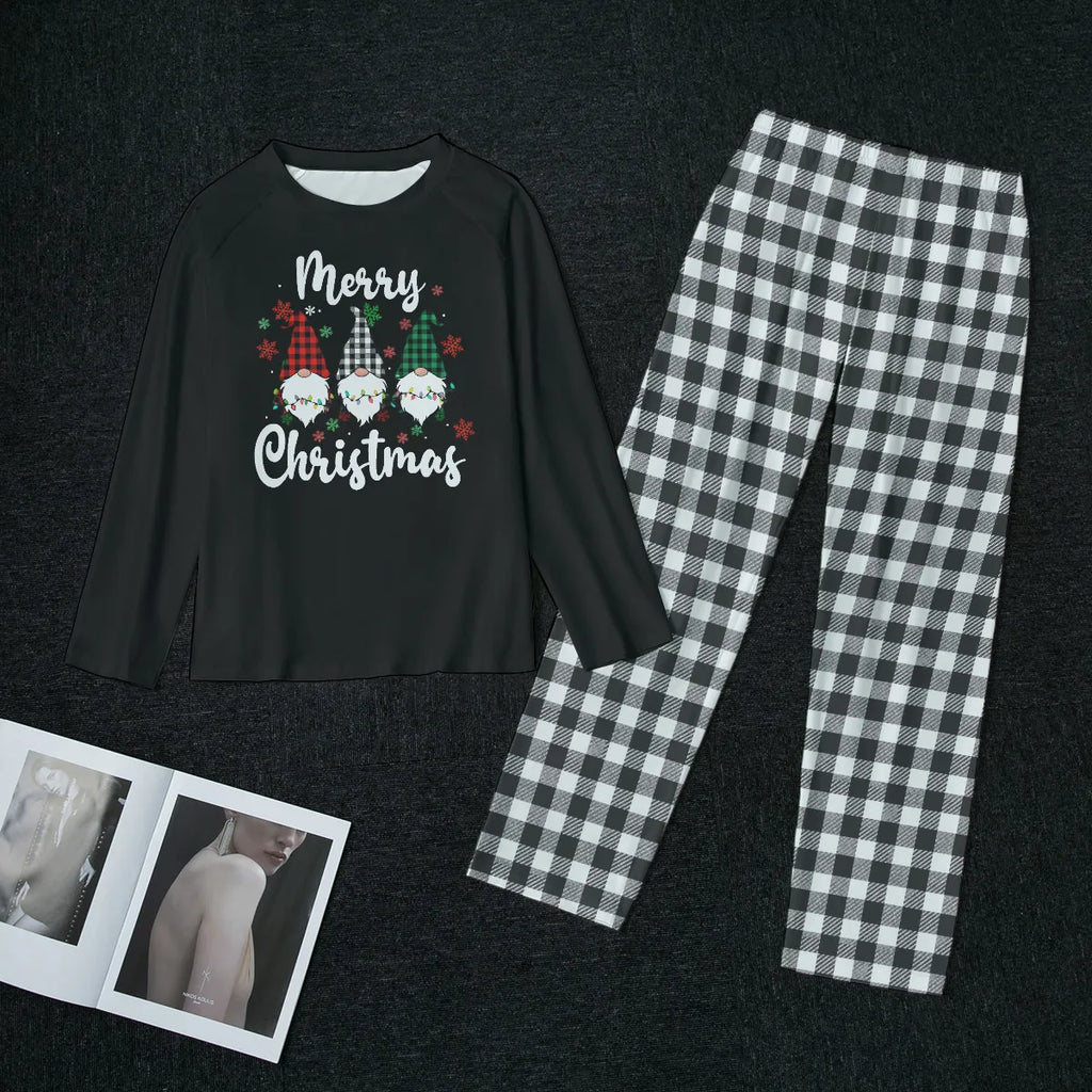Gnomes Matching Family Christmas Pajamas Set