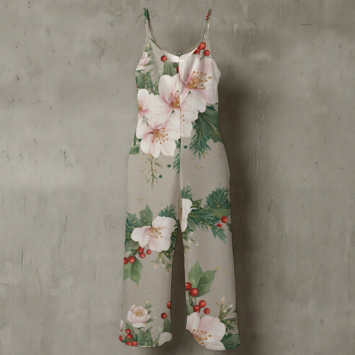 Wide-Leg Christmas Jumpsuit Romper Collection