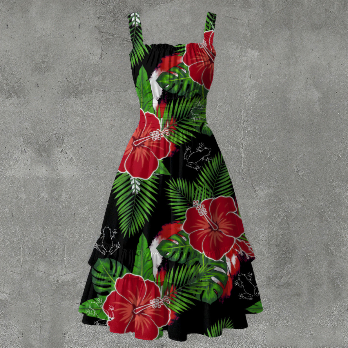 Tropical Flower Dress Coqui Sundress
