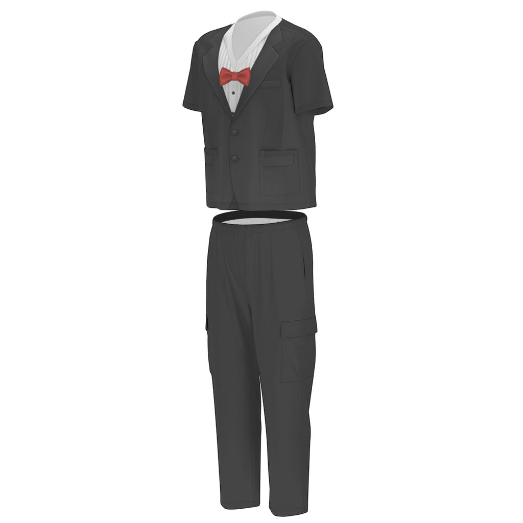 Tuxedo Costume Scrubs Set