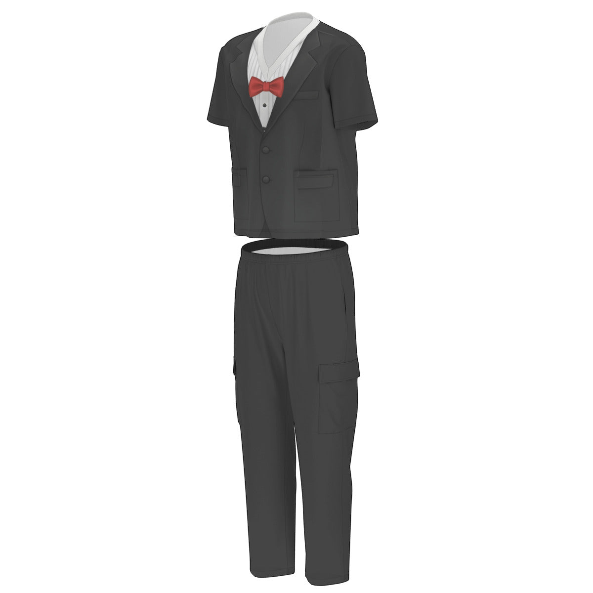 Tuxedo Costume Scrubs Set