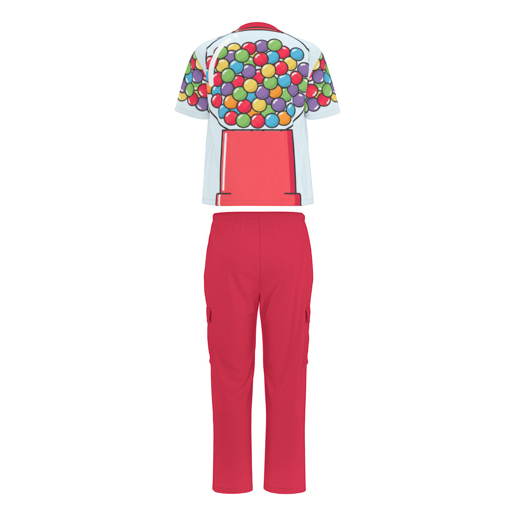 Gumball Machine Costume Scrub Set