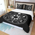 3Pc Celestial Sun & Moon Duvet Cover Set