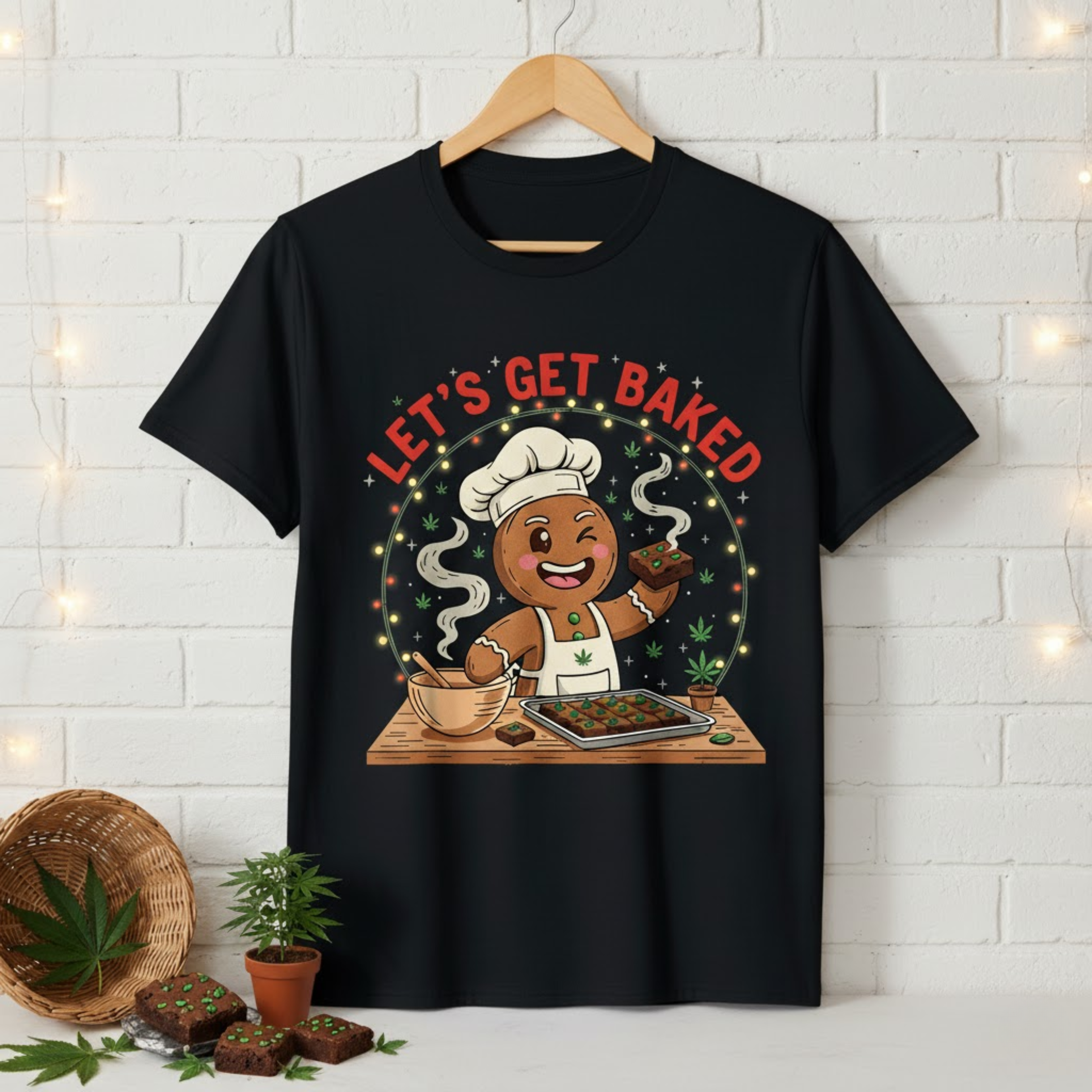 Let's Get Baked Gingerbread T-Shirt