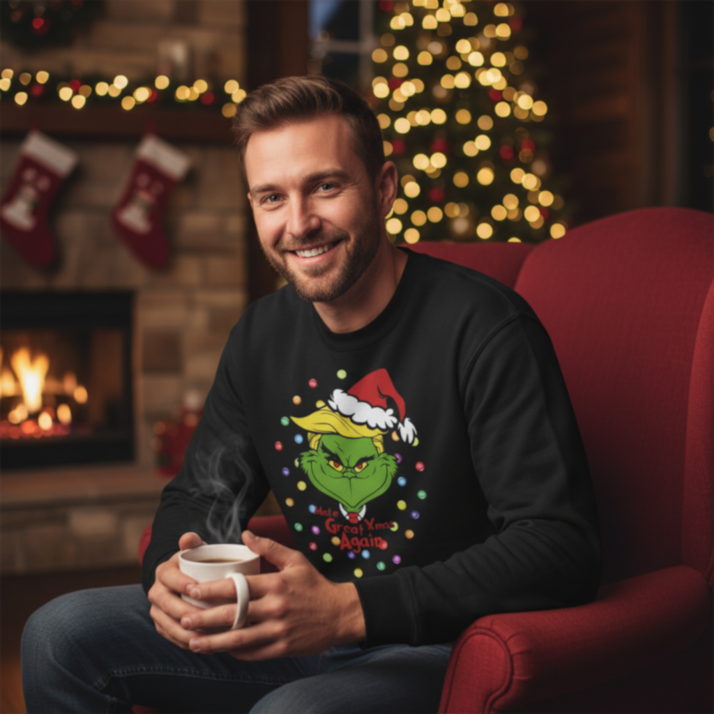 "Make Xmas Great Again" Grinch Sweatshirt
