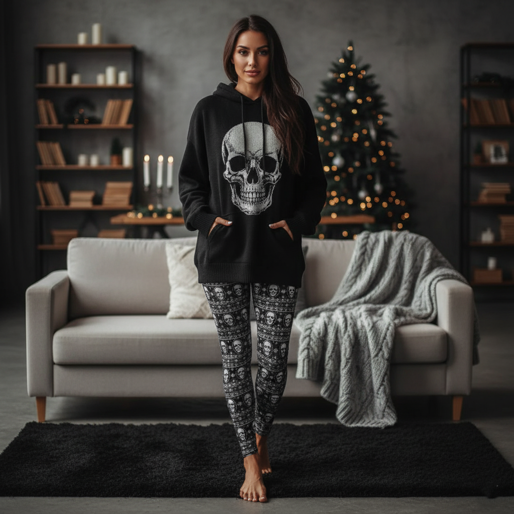 Women's High-Stretch Leggings | Nordic Pattern
