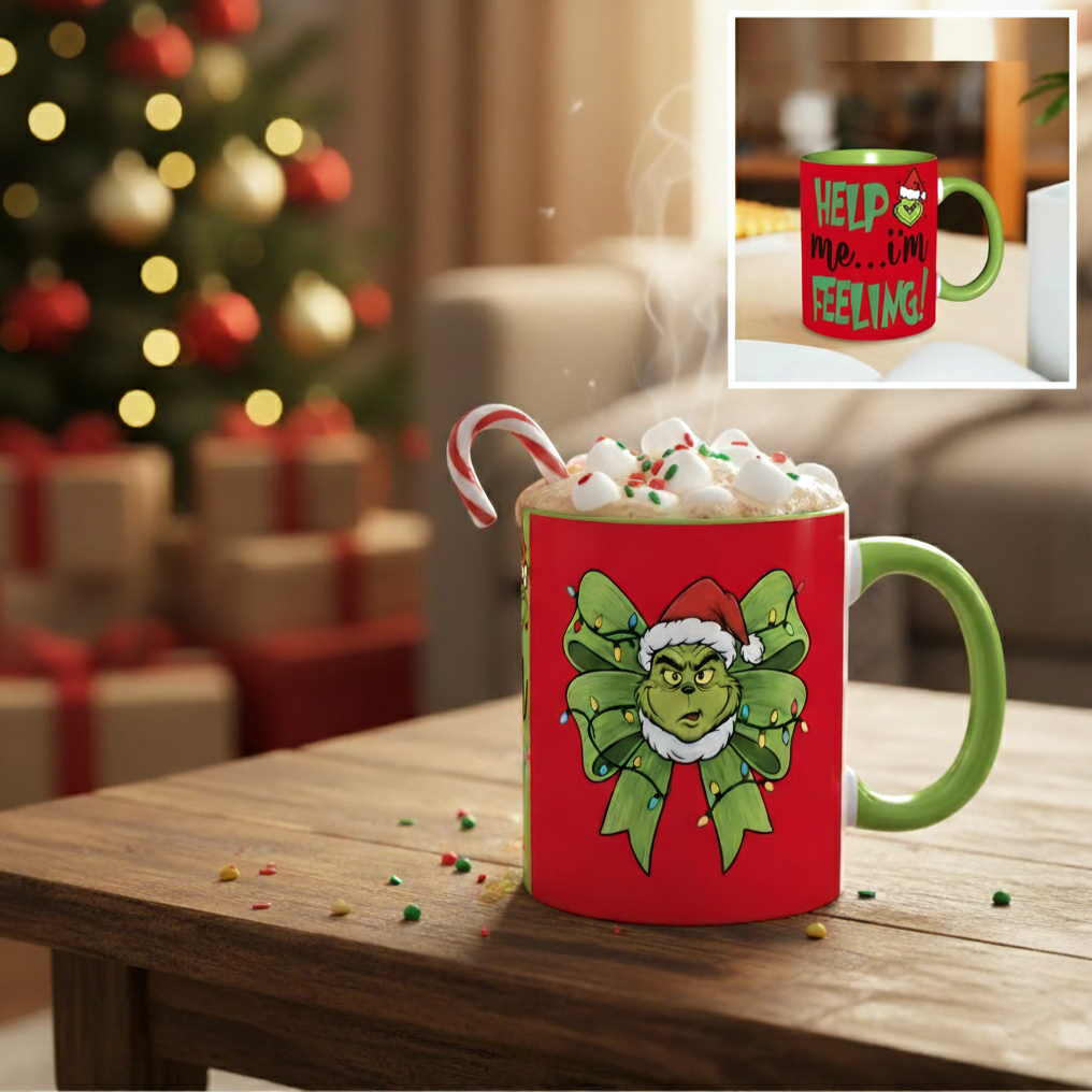 Festive Holiday Coffee Mug | Christmas Cheer Ceramic Cup | Perfect Stocking Stuffer